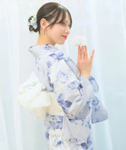 夏恋浴衣 花麗流れ 単品