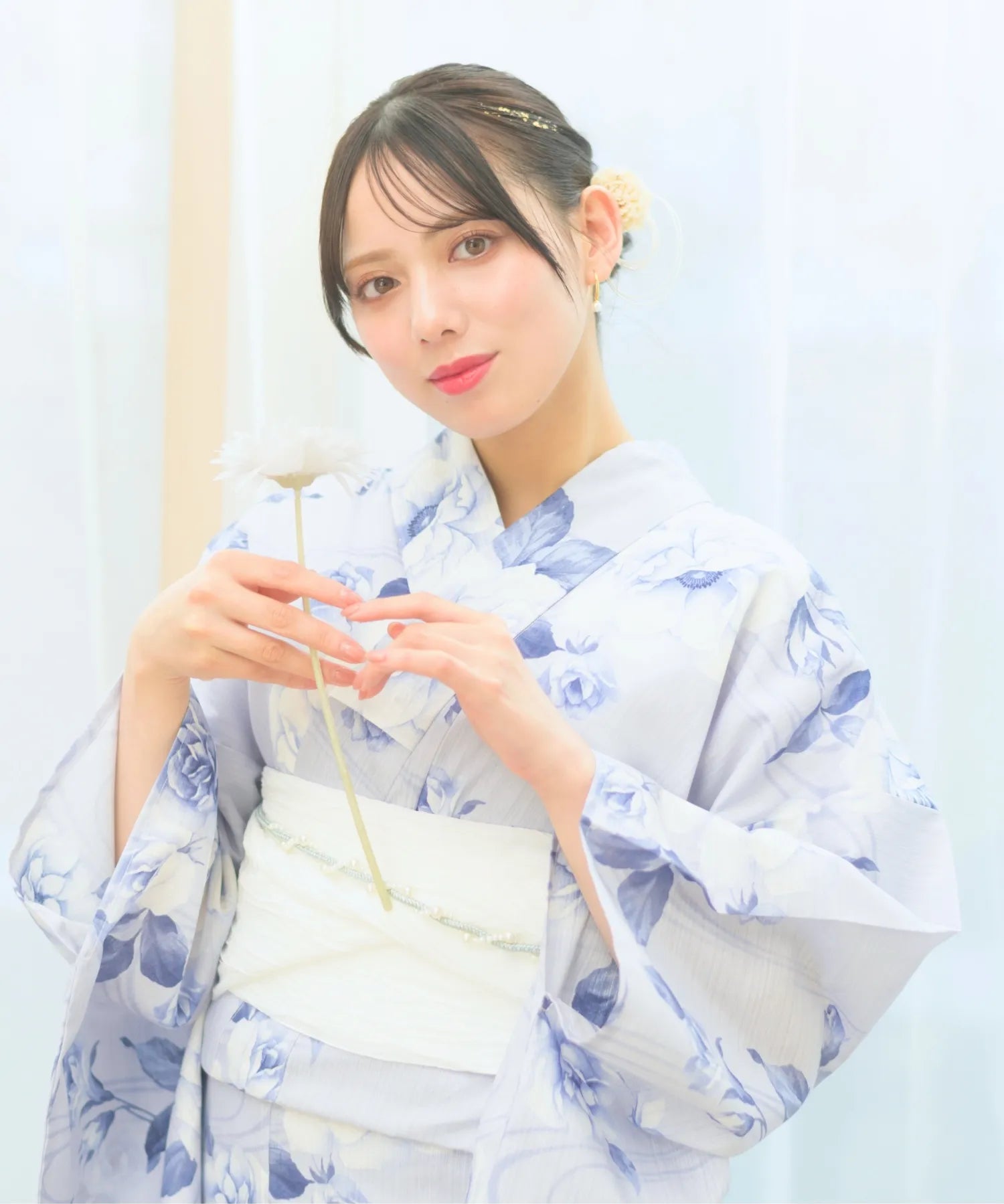夏恋浴衣 花麗流れ 単品