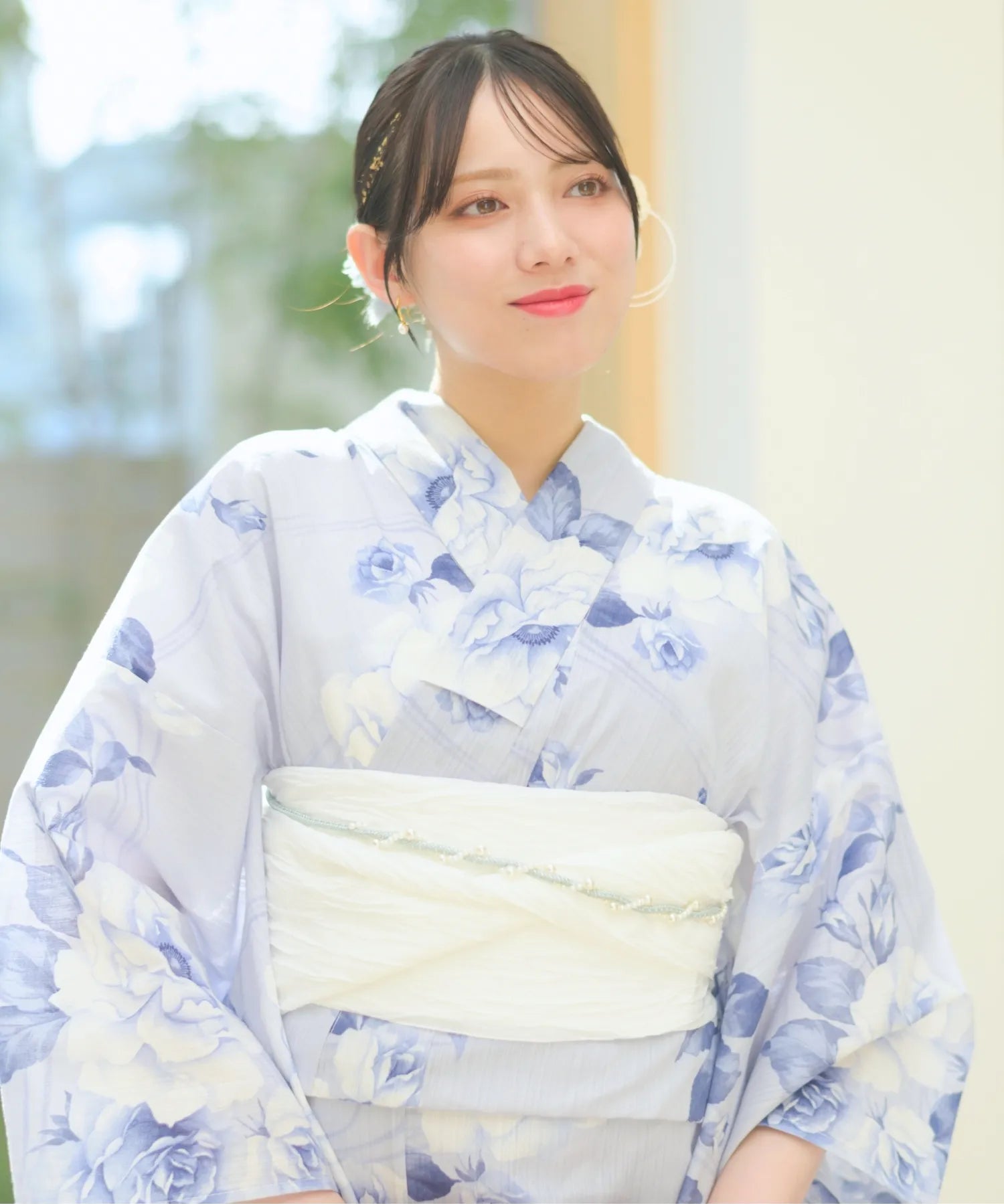 夏恋浴衣 花麗流れ 単品