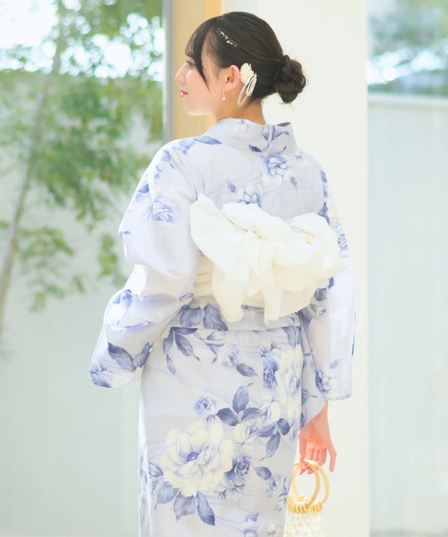 夏恋浴衣 花麗流れ 単品
