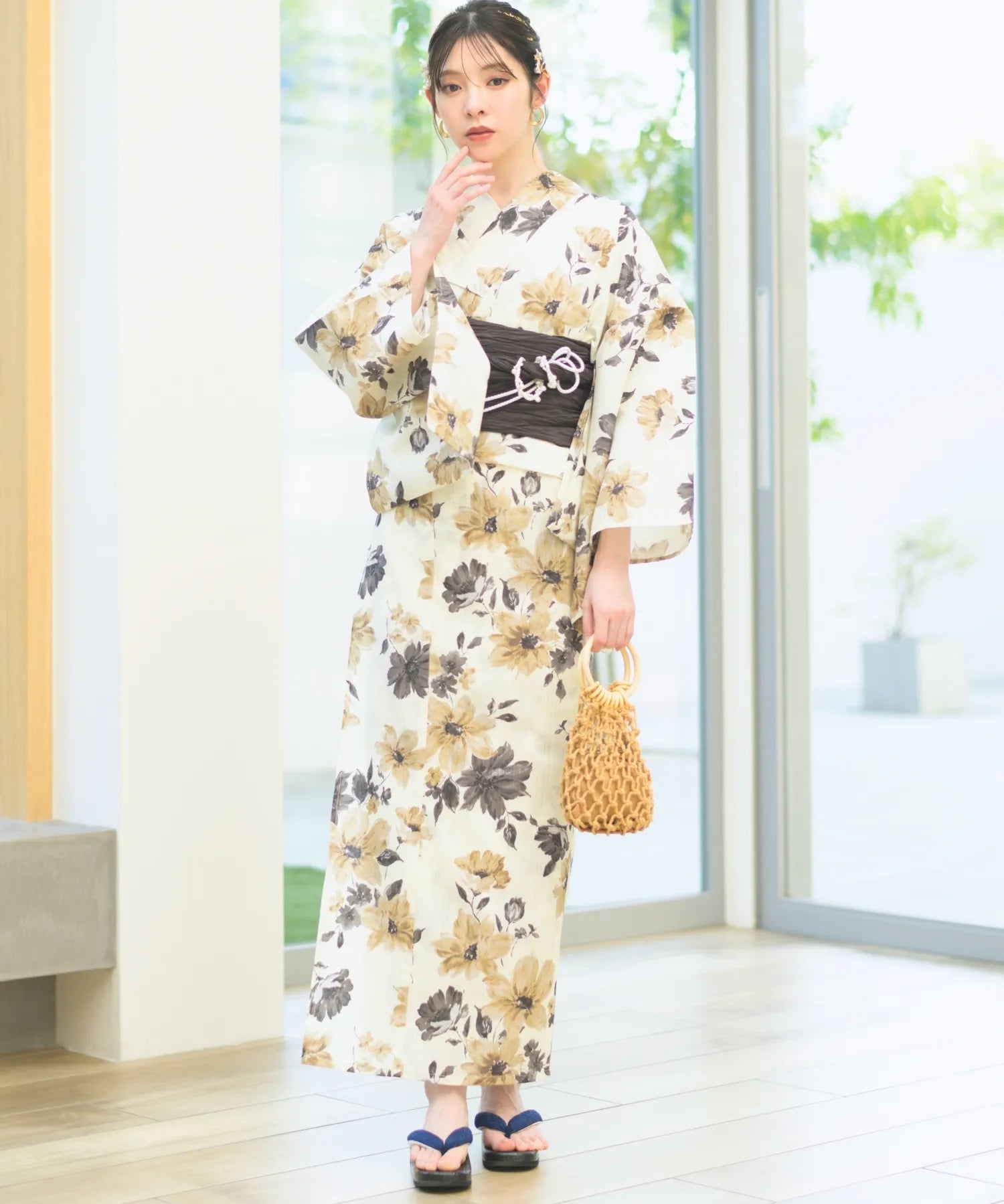 夏恋浴衣 色香花 単品
