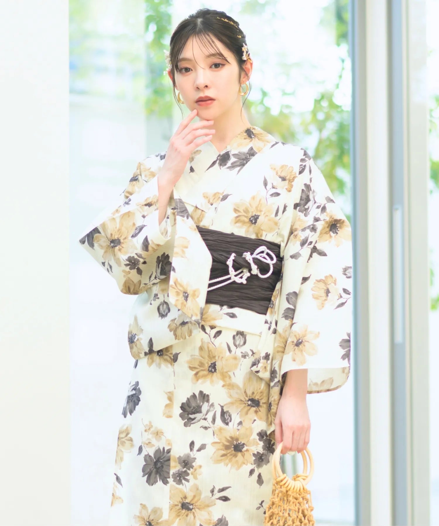 夏恋浴衣 色香花 単品