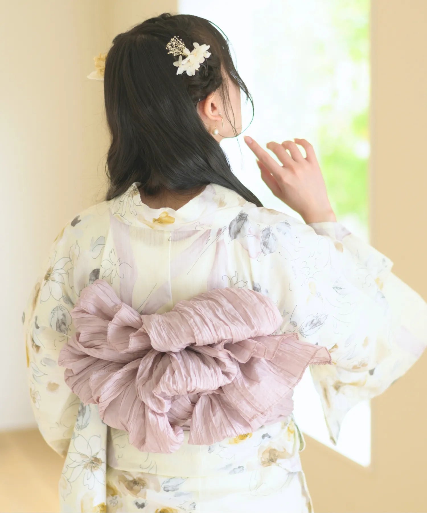 夏恋浴衣 ミルキーリボンの花奏 単品