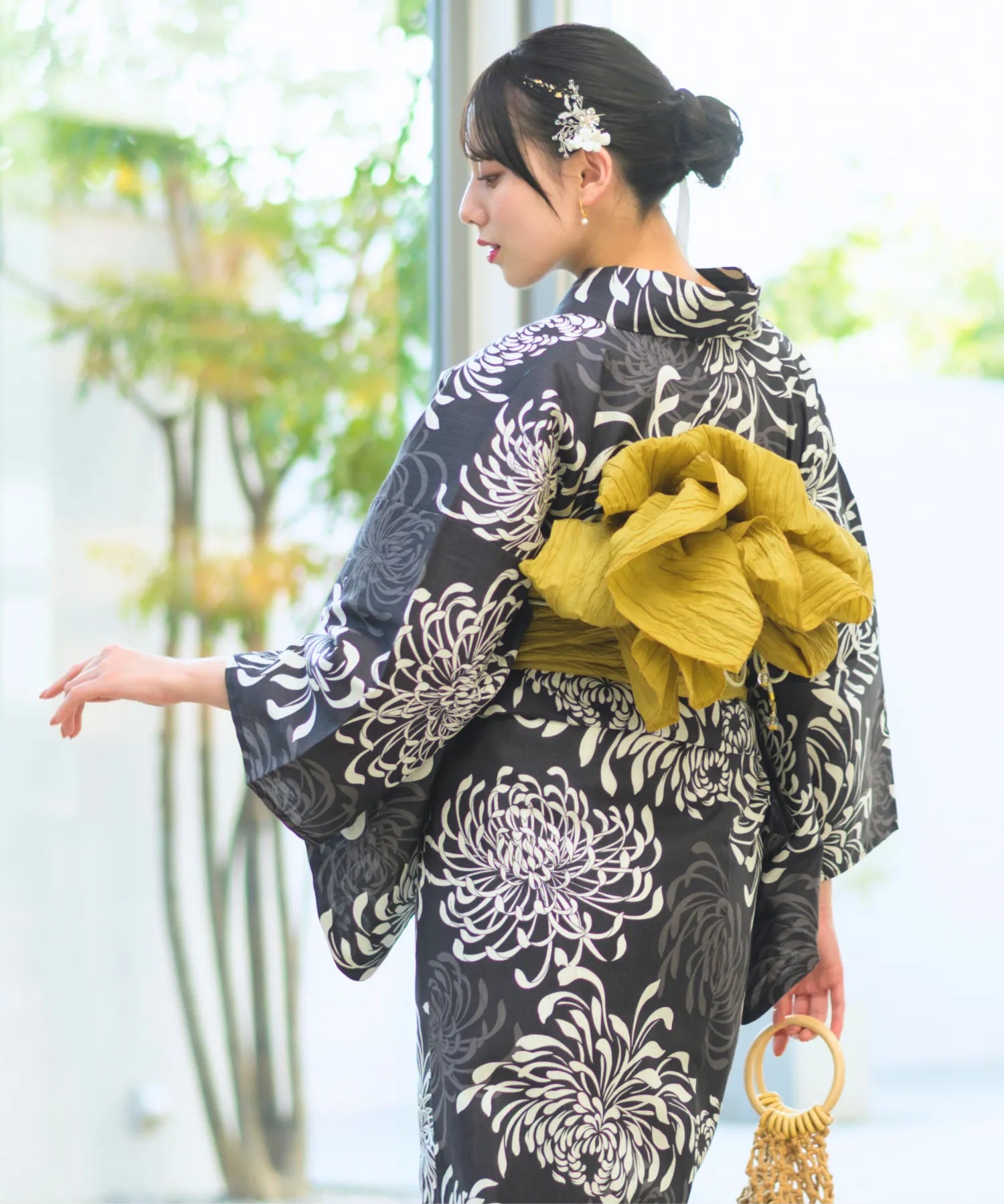 夏恋浴衣 月影の菊詩 単品
