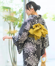 夏恋浴衣 月影の菊詩 単品