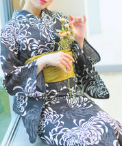 夏恋浴衣 月影の菊詩 単品