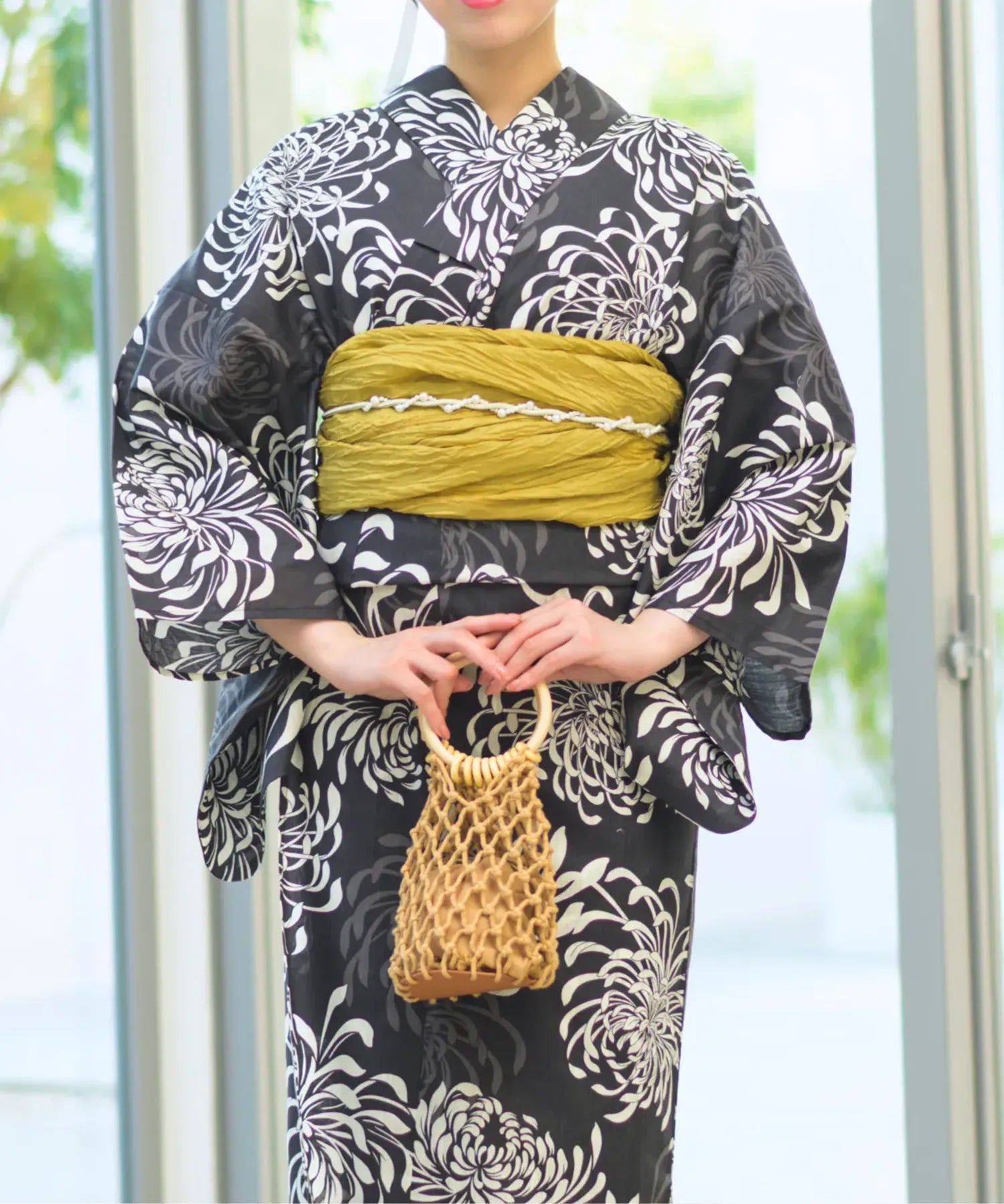 夏恋浴衣 月影の菊詩 単品
