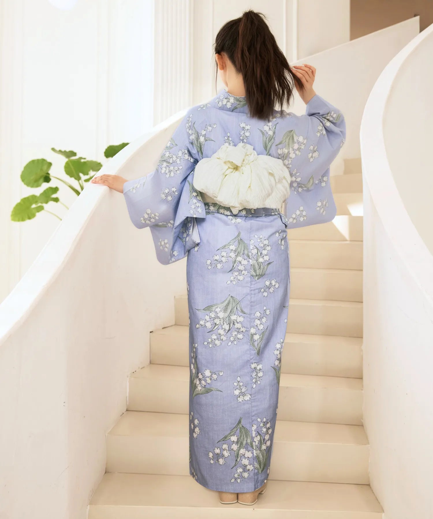 儚夏浴衣 幻想レトロブルーム 単品