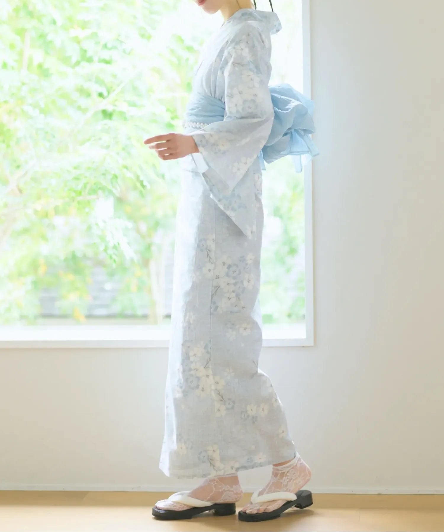 儚夏浴衣 水涼撫子 単品