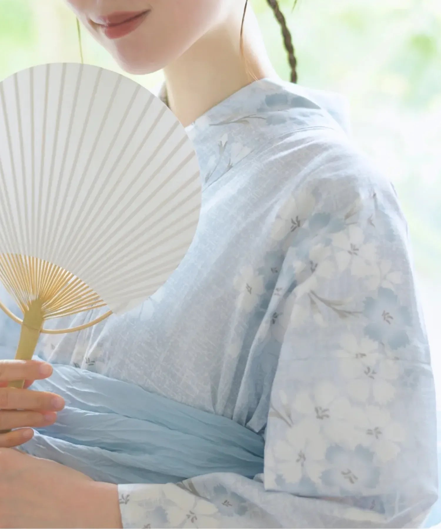 儚夏浴衣 水涼撫子 単品