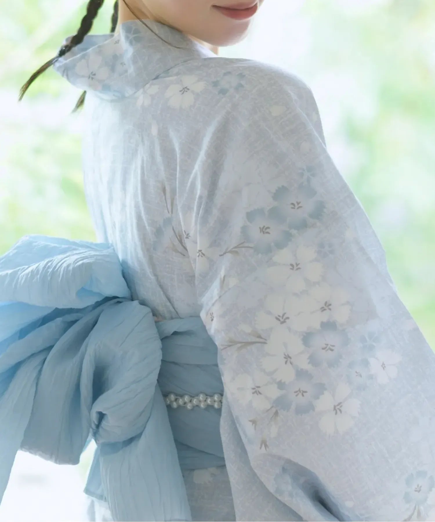 儚夏浴衣 水涼撫子 単品