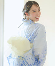 儚夏浴衣 藤露の涼風 単品