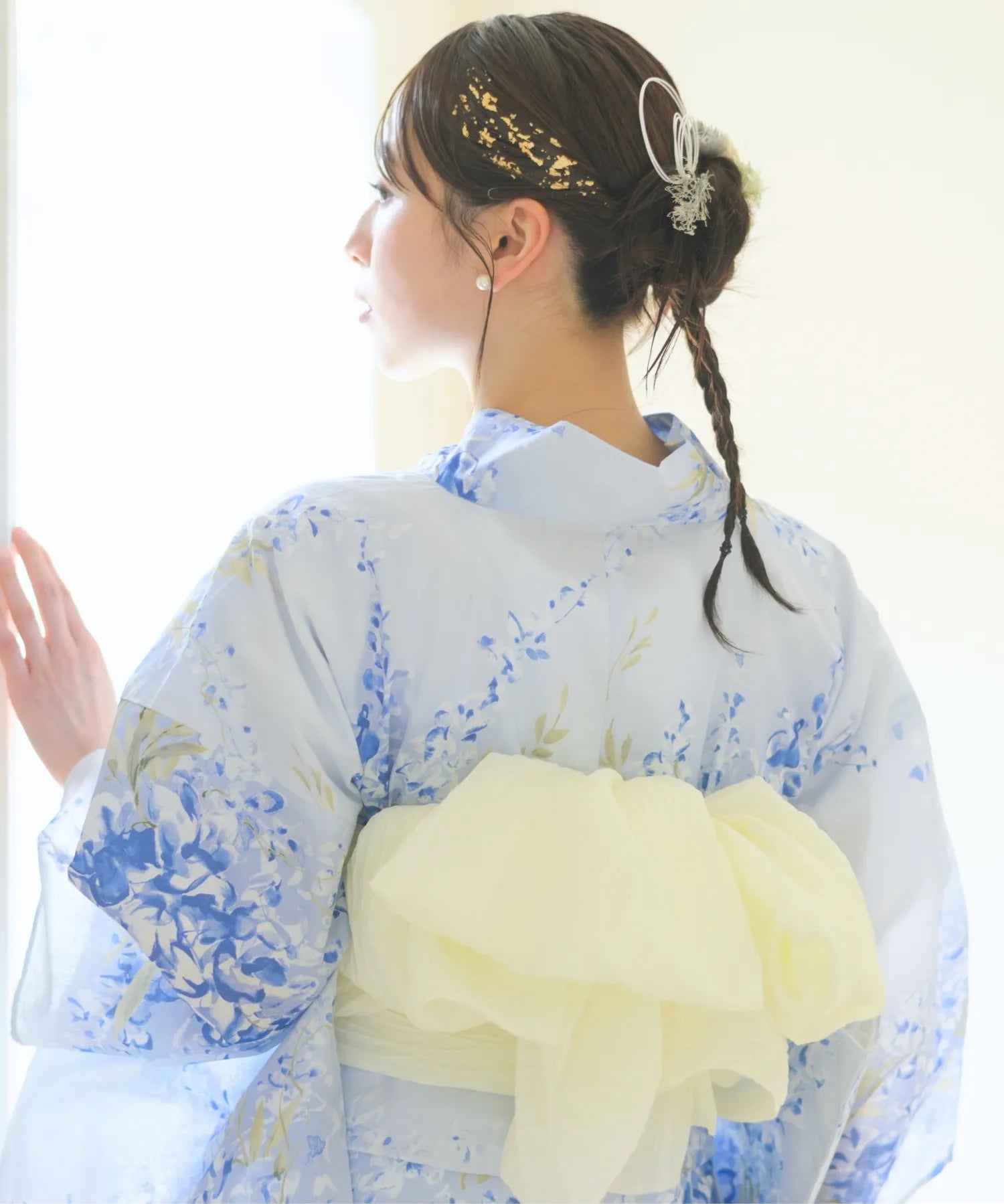 儚夏浴衣 藤露の涼風 単品