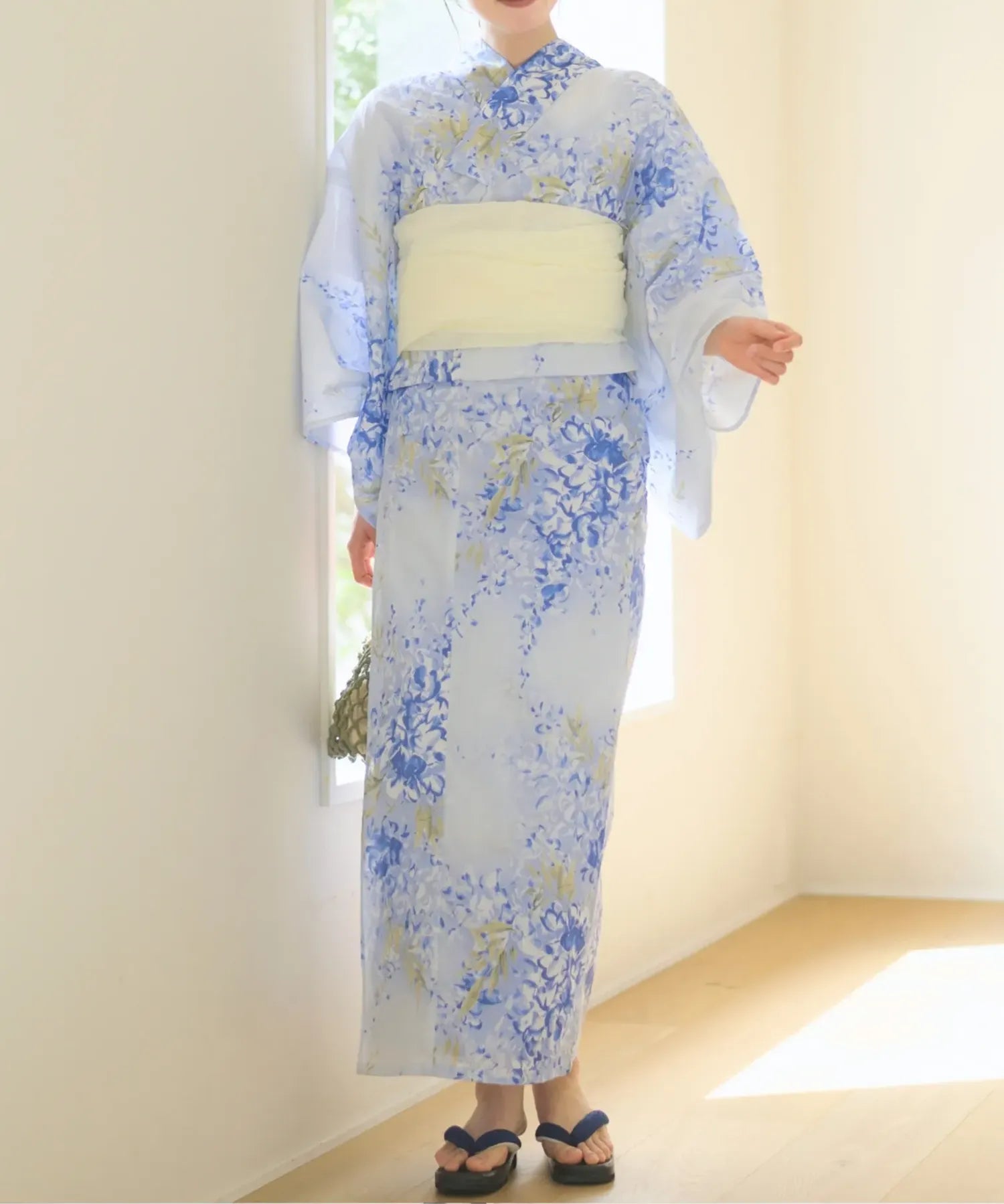 儚夏浴衣 藤露の涼風 単品