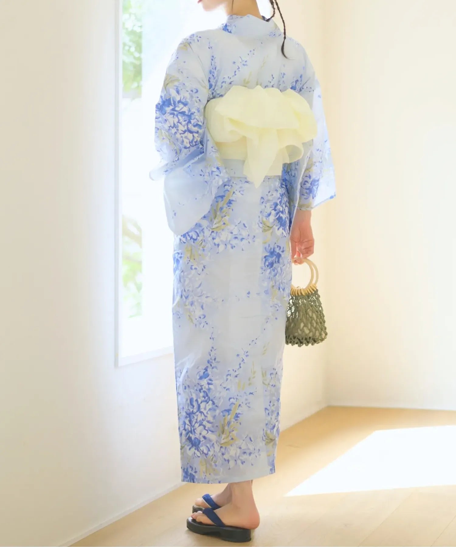 儚夏浴衣 藤露の涼風 単品