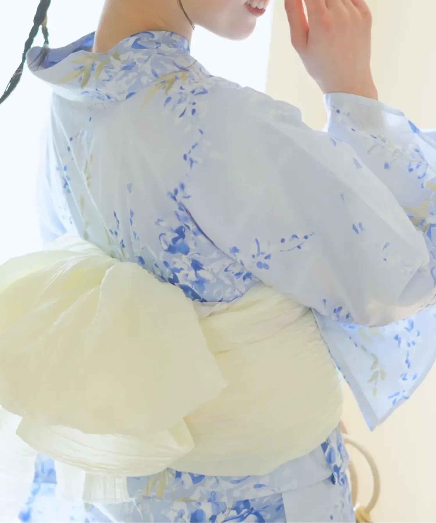 儚夏浴衣 藤露の涼風 単品