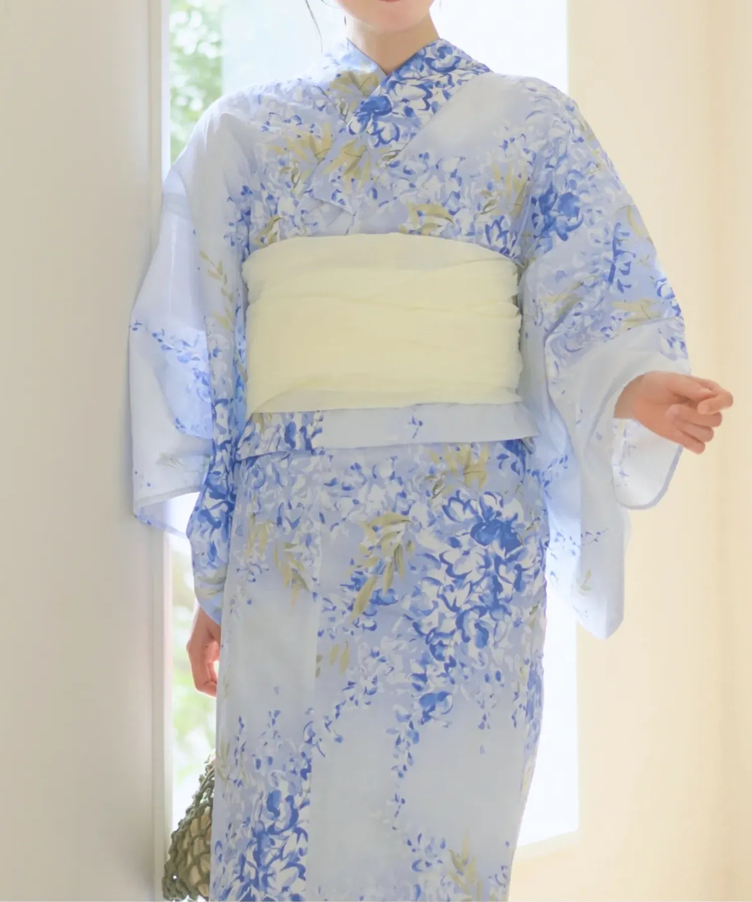 儚夏浴衣 藤露の涼風 単品