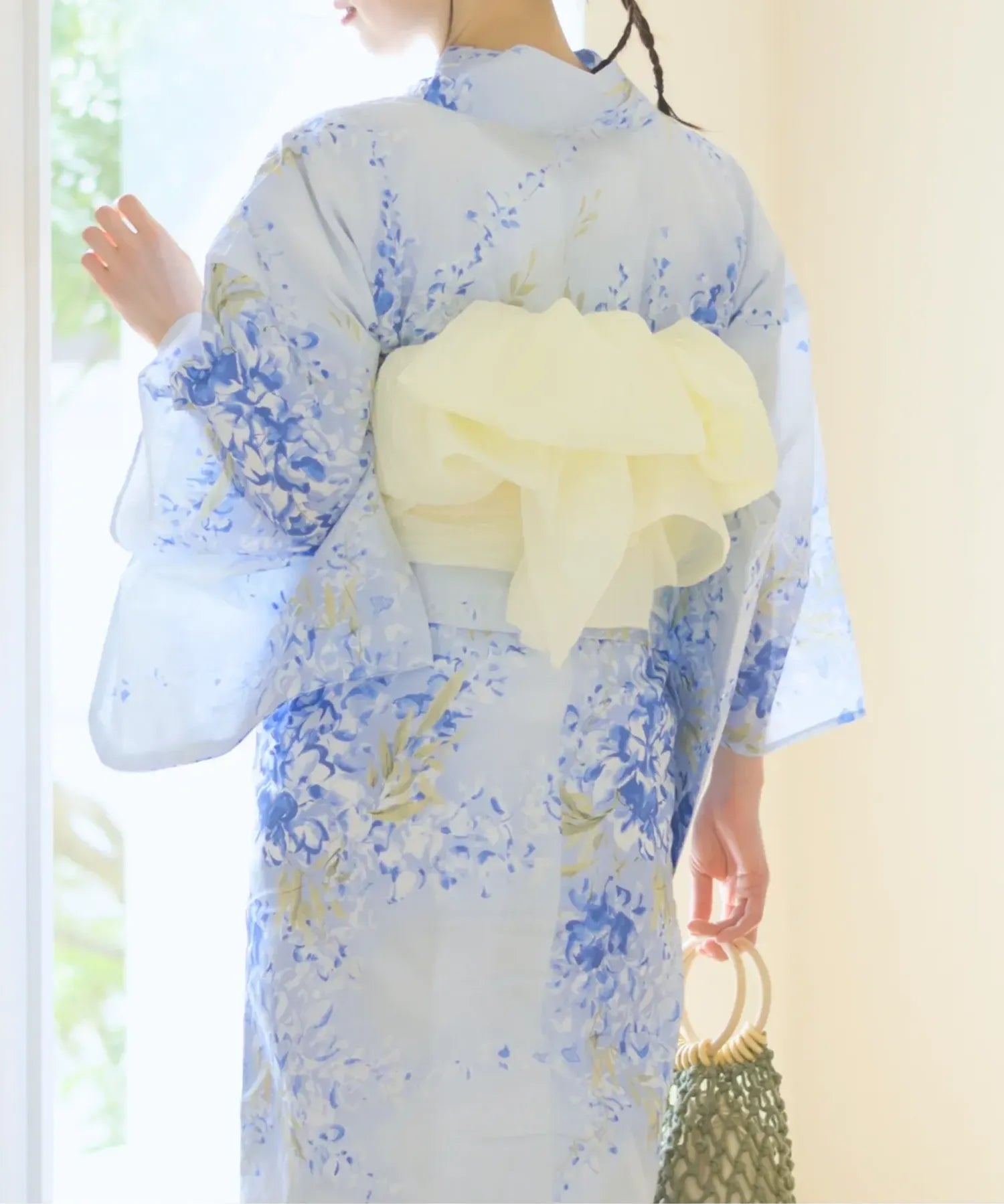 儚夏浴衣 藤露の涼風 単品