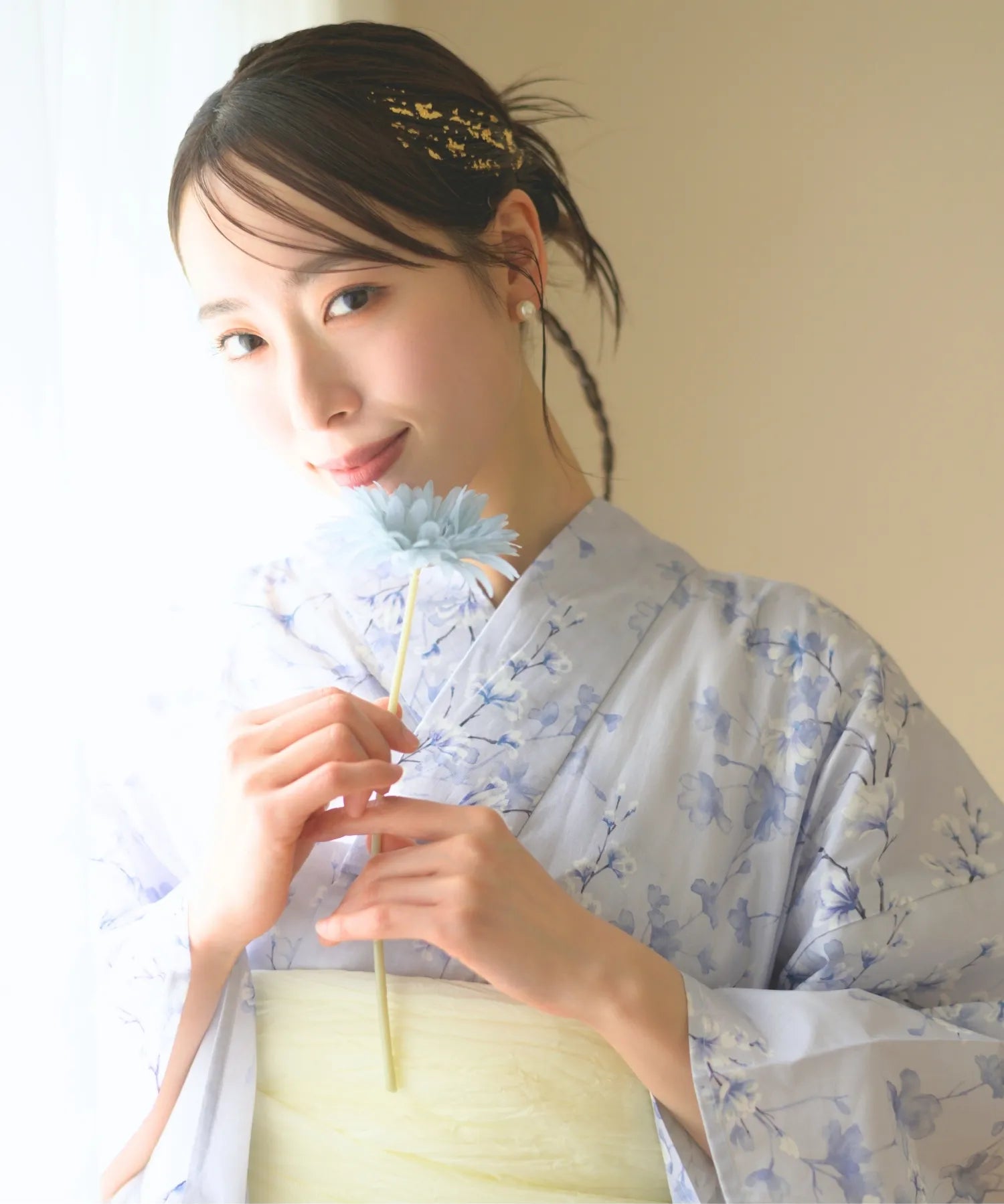 儚夏浴衣 木蓮雲隠れ 単品