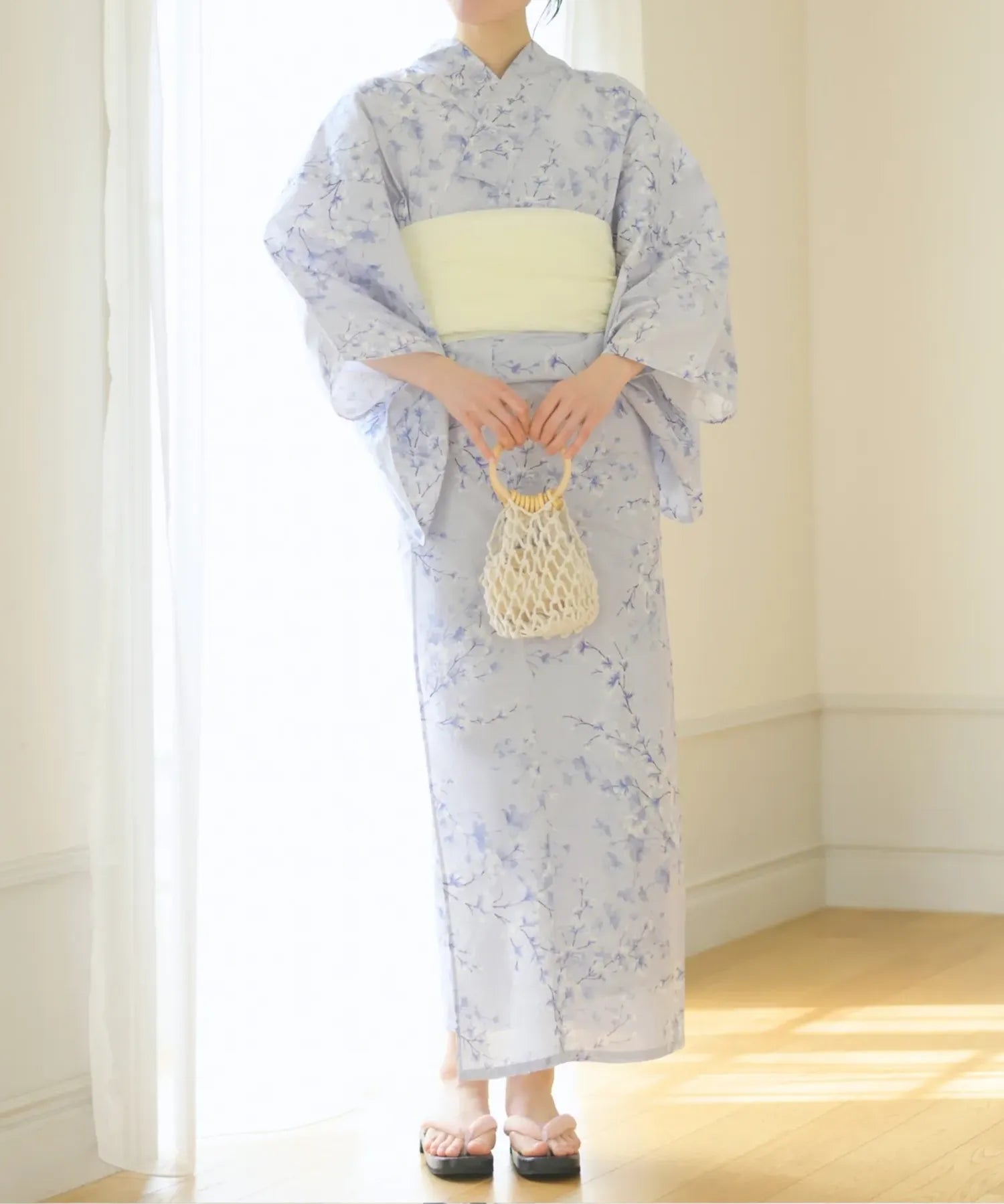儚夏浴衣 木蓮雲隠れ 単品