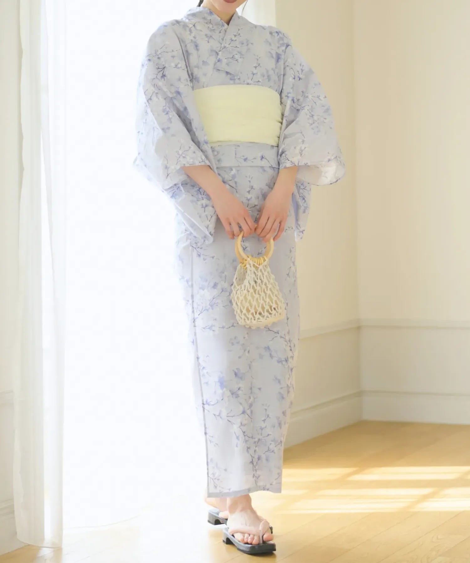 儚夏浴衣 木蓮雲隠れ 単品