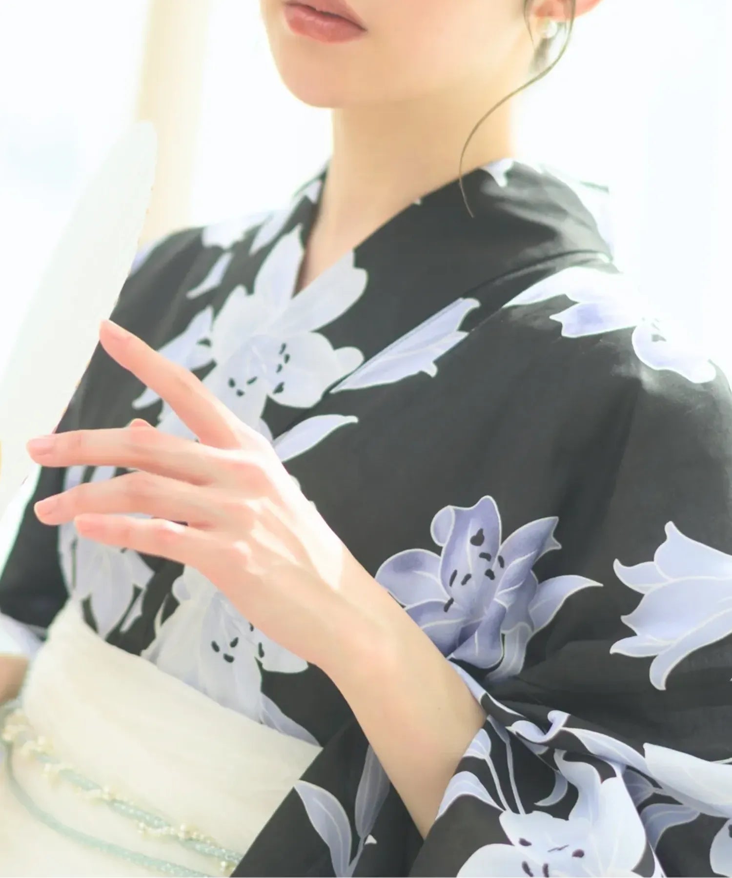 儚夏浴衣 月下の百合調べ 単品