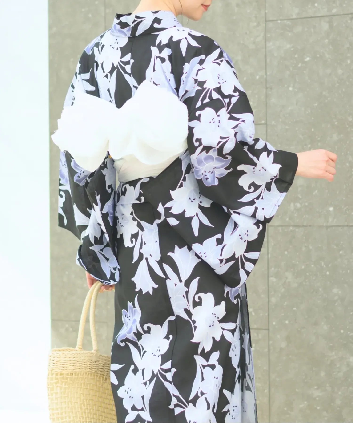 儚夏浴衣 月下の百合調べ 単品