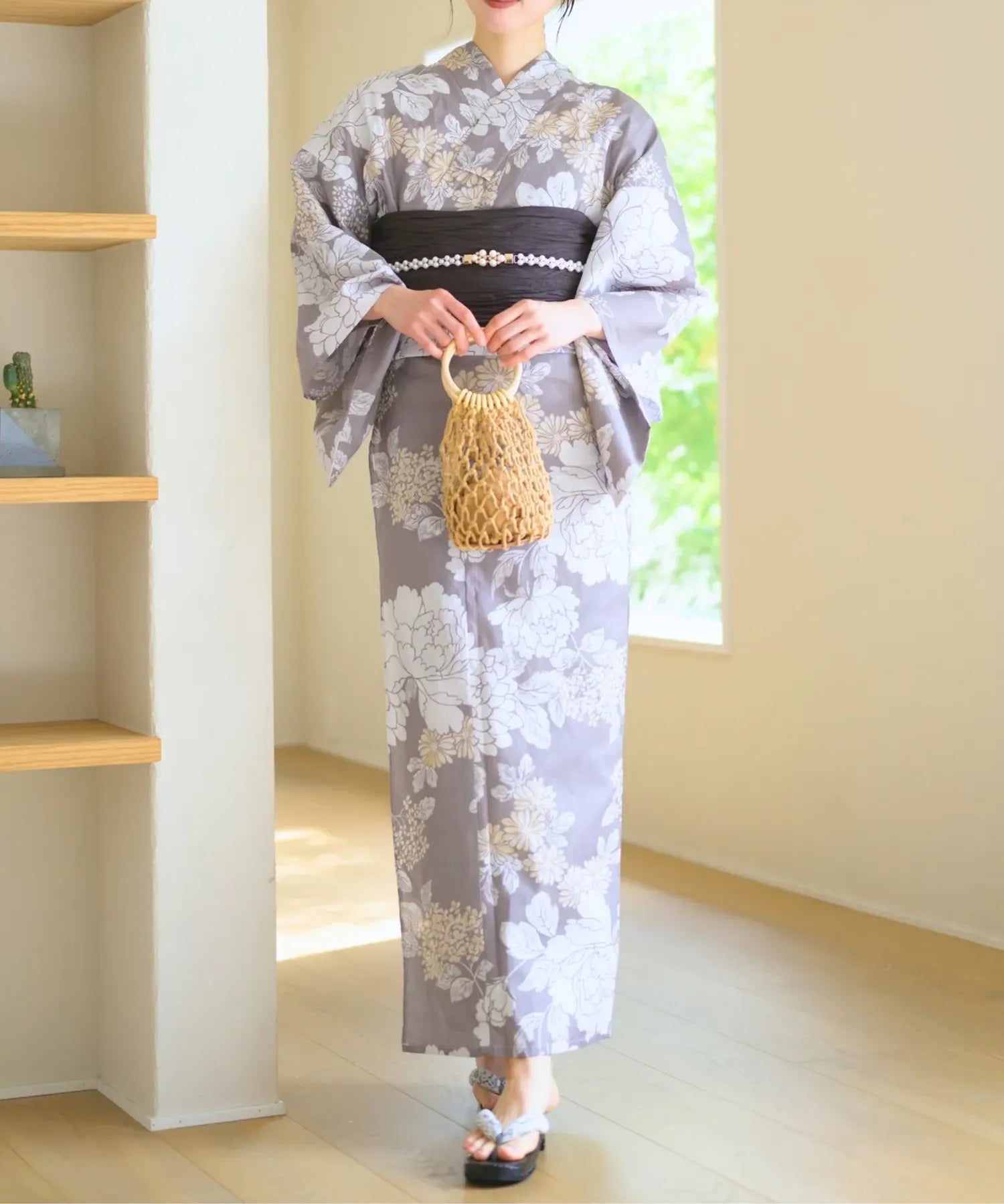 儚夏浴衣 和花の柔香 単品
