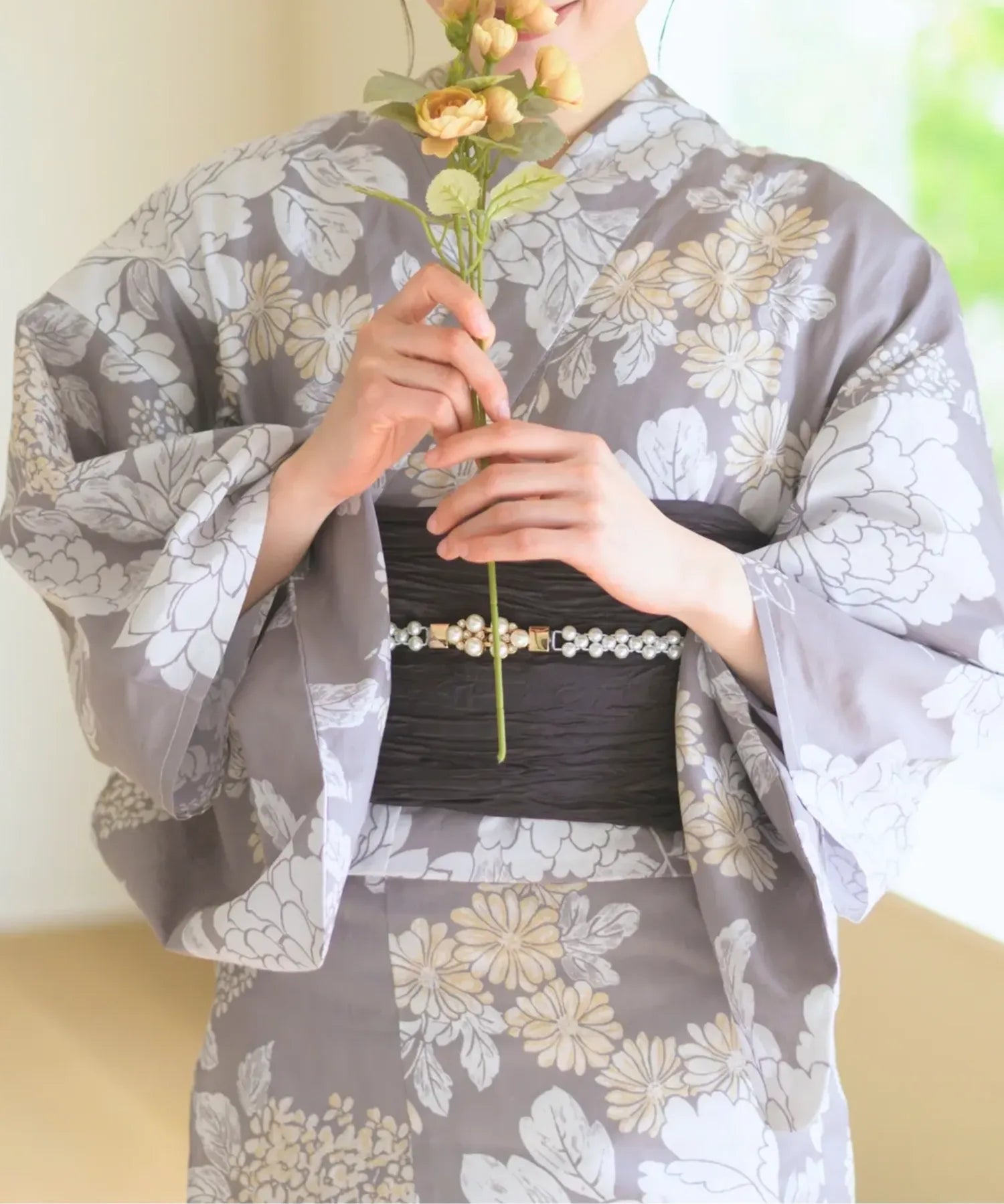 儚夏浴衣 和花の柔香 単品