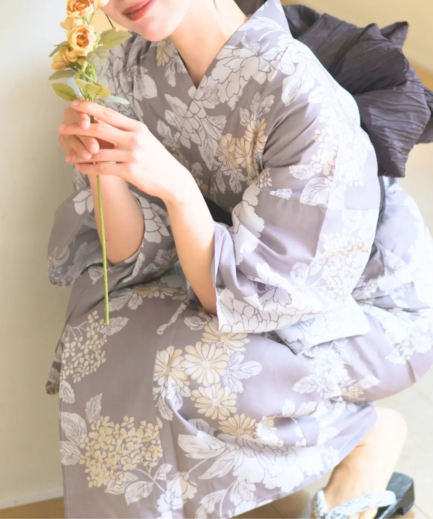 儚夏浴衣 和花の柔香 単品