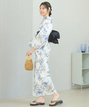 儚夏浴衣 淡花映し 単品