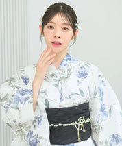 儚夏浴衣 淡花映し 単品