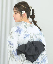 儚夏浴衣 淡花映し 単品