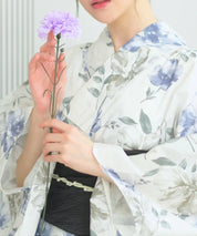 儚夏浴衣 淡花映し 単品
