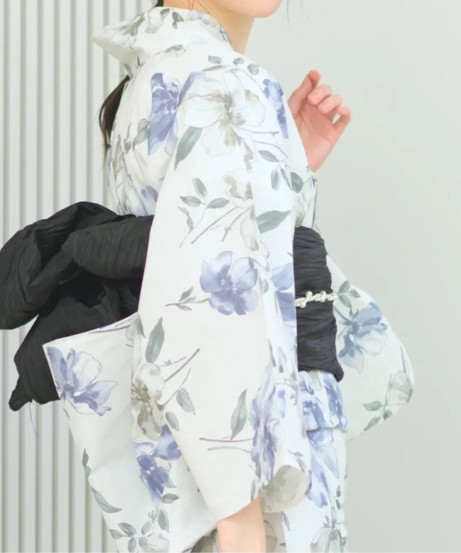 儚夏浴衣 淡花映し 単品