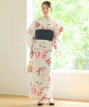 儚夏浴衣 白昼の紅椿 単品