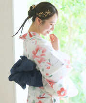儚夏浴衣 白昼の紅椿 単品