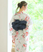 儚夏浴衣 白昼の紅椿 単品