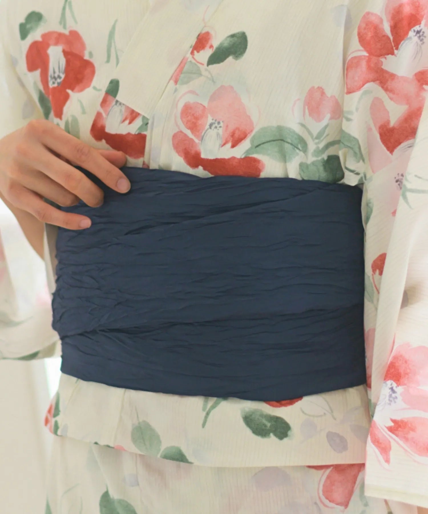 儚夏浴衣 白昼の紅椿 単品