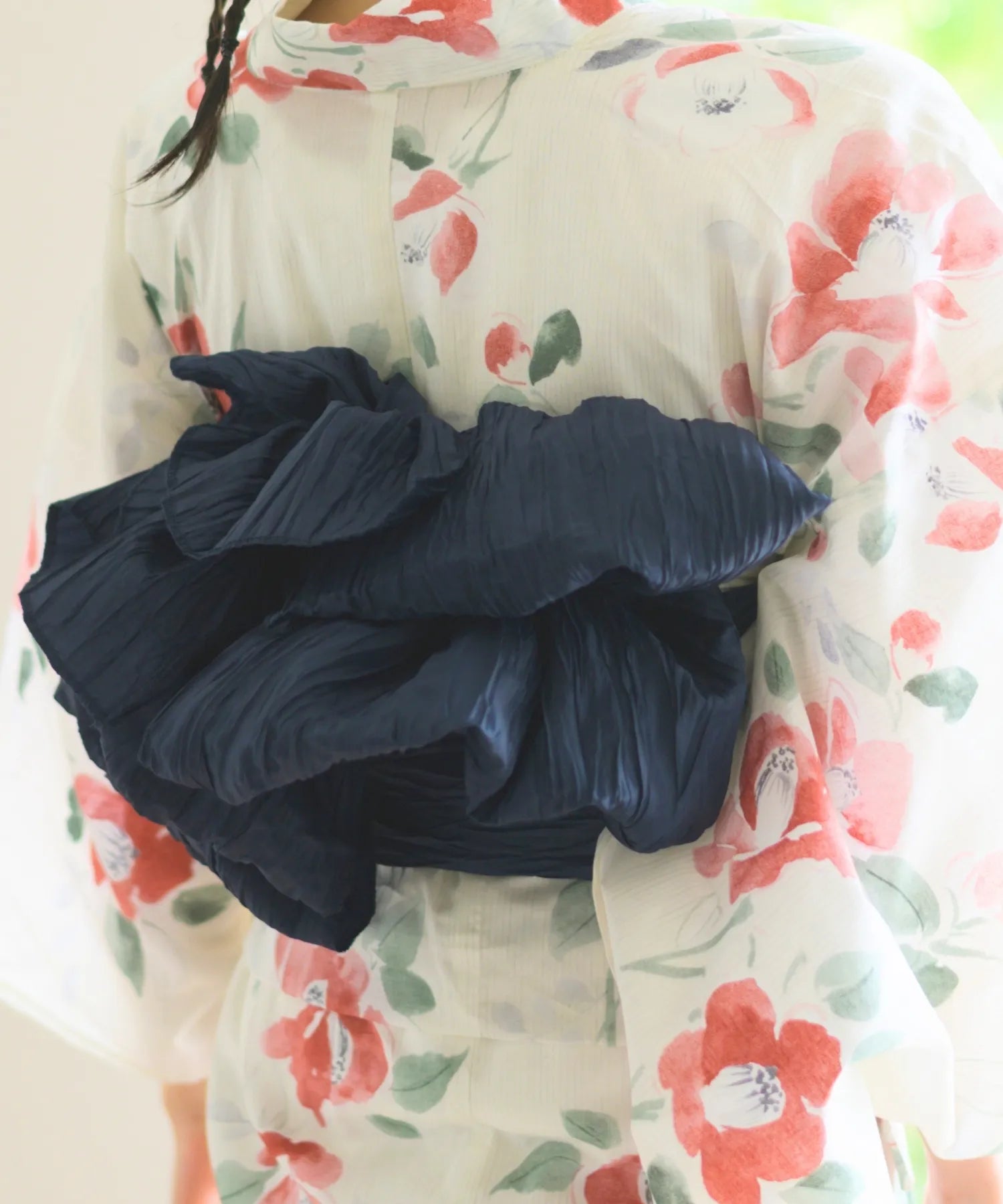 儚夏浴衣 白昼の紅椿 単品