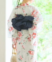 儚夏浴衣 白昼の紅椿 単品