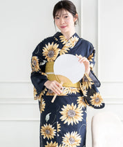 儚夏浴衣 夏宵の向日葵 単品