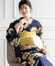 儚夏浴衣 夏宵の向日葵 単品