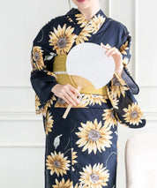 儚夏浴衣 夏宵の向日葵 単品
