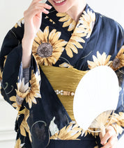 儚夏浴衣 夏宵の向日葵 単品