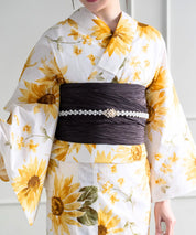 夏花浴衣 ひまわり日和 単品