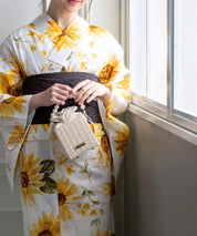 夏花浴衣 ひまわり日和 単品
