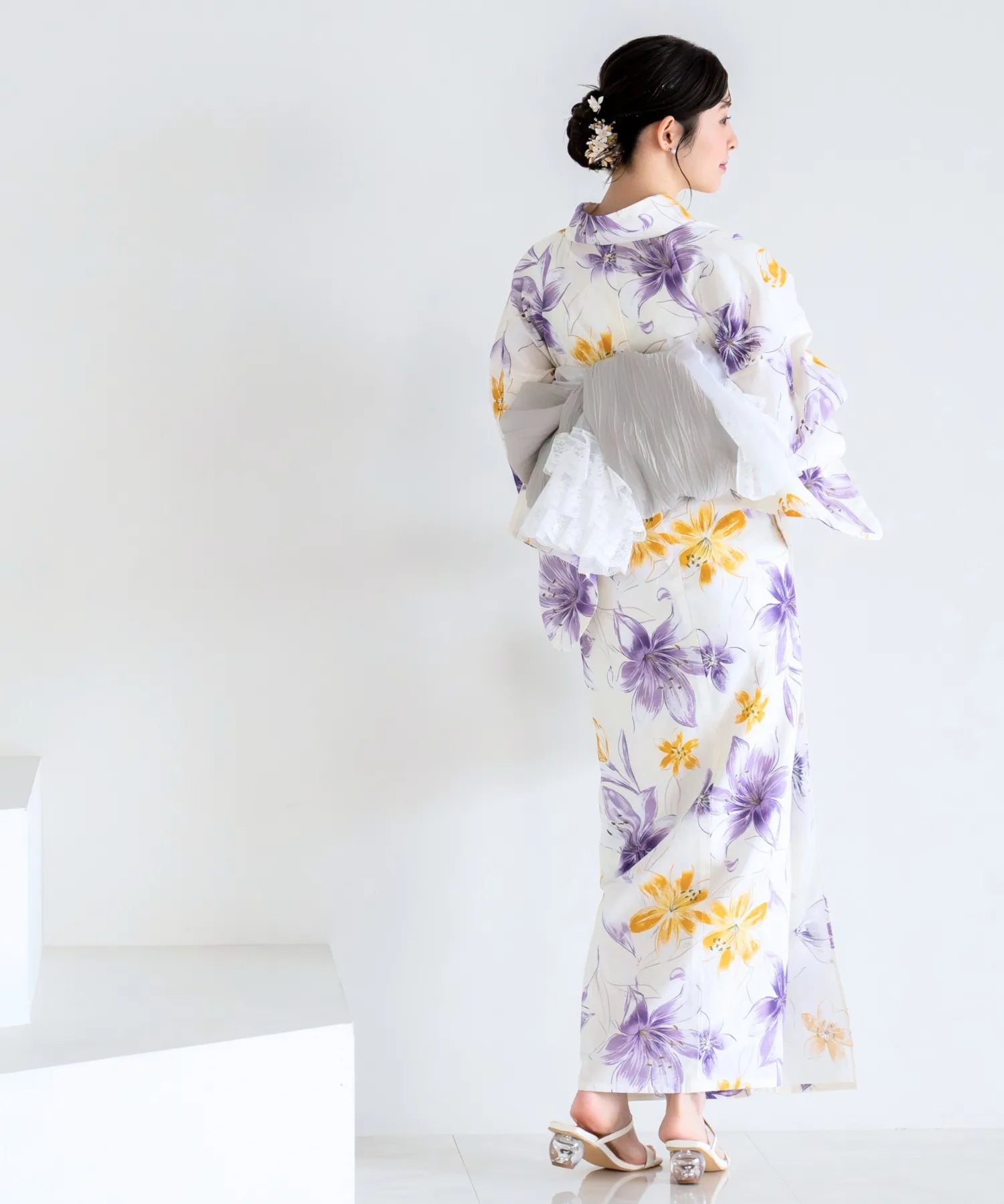 夏花浴衣 夢見る花灯り 単品