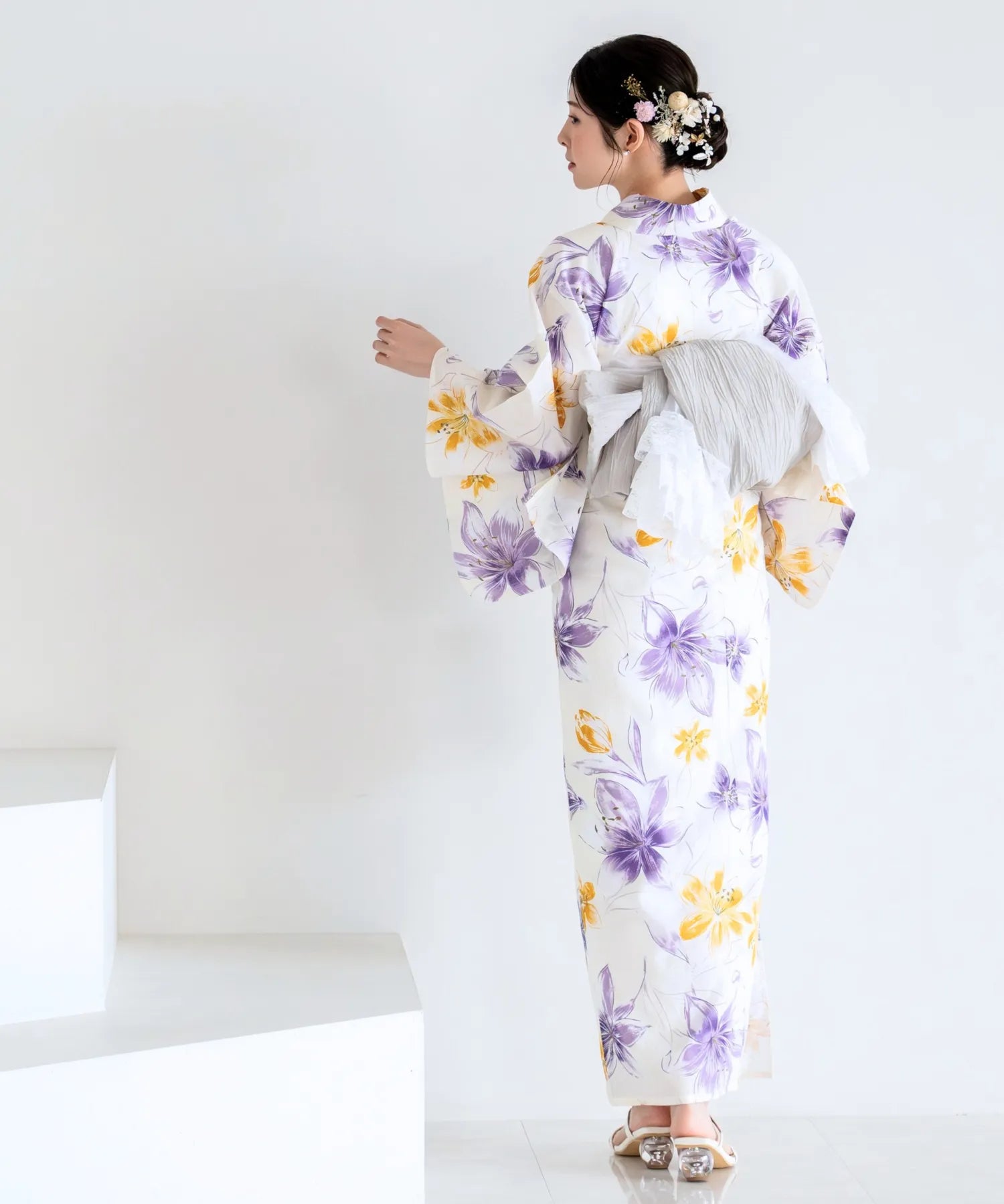 夏花浴衣 夢見る花灯り 単品
