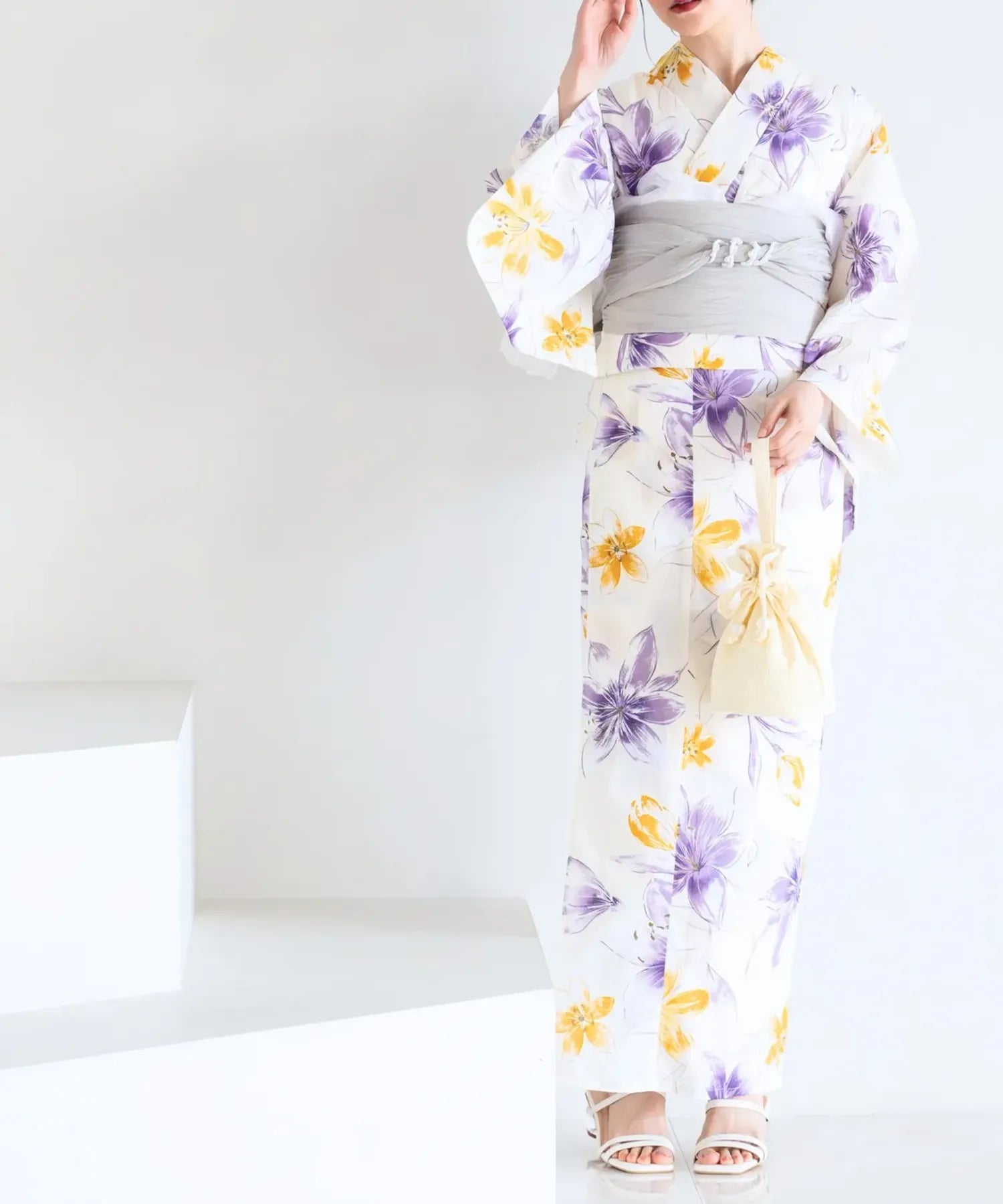 夏花浴衣 夢見る花灯り 単品